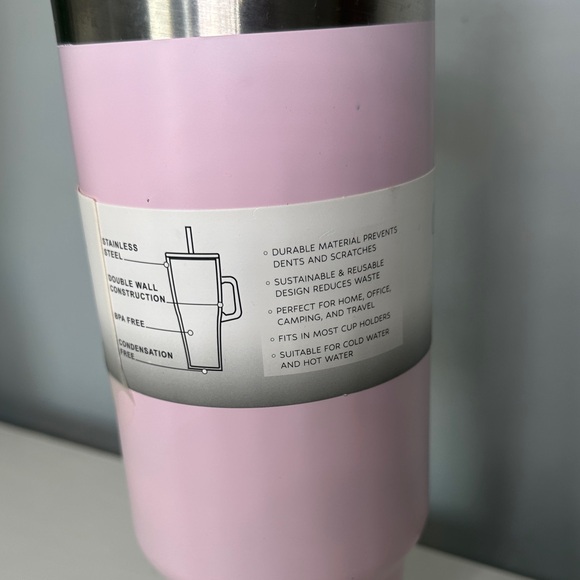 HydraQuench Pink Stainless Steel Tumbler - Picture 7 of 8